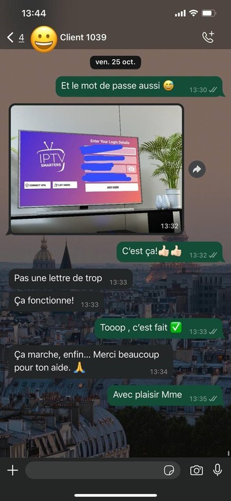 Avis client Smart IPTV premium
