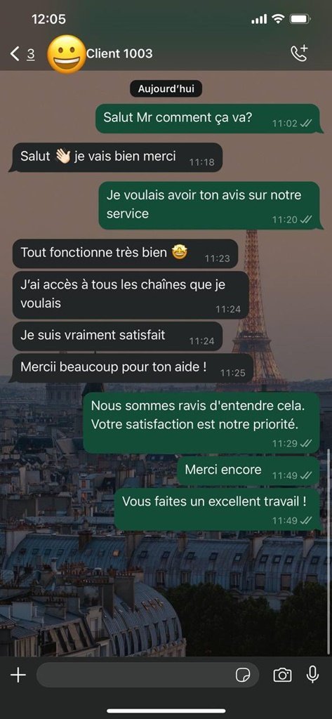 Avis client Smart IPTV 2026 support